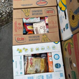 Banana box food pallets